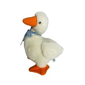 DAKIN & Co.1985 Nature Babies Goose White Gertie Goose used